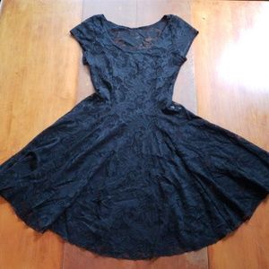 Blackmilk Evil Cheerleader Lace Dress 2.0 Black